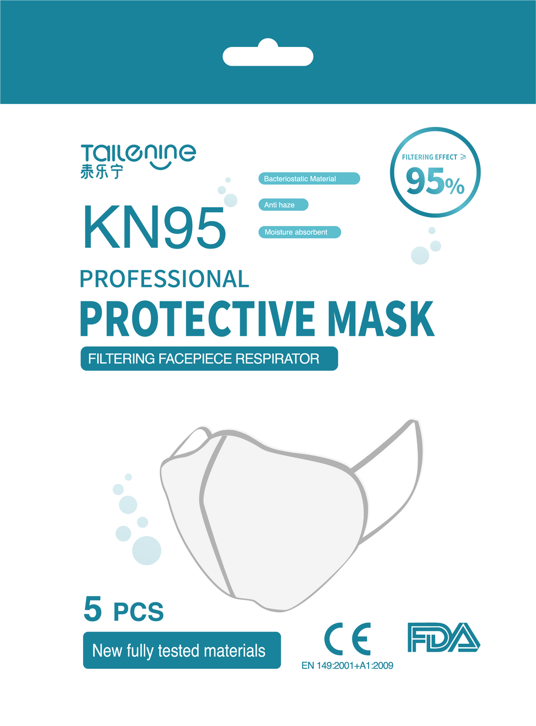 KN95 Mask - 5 Count